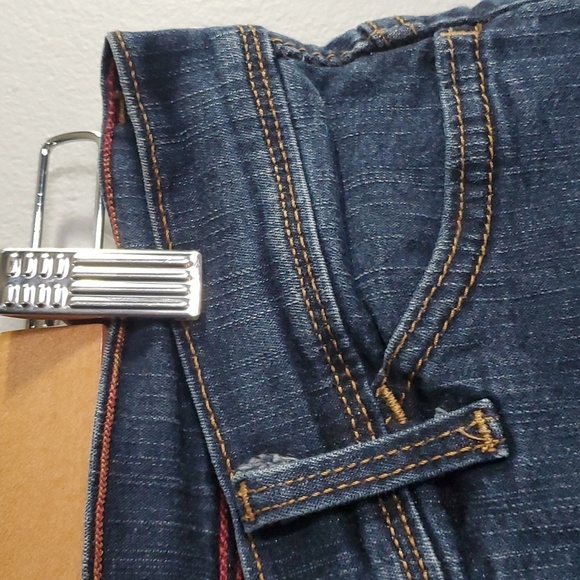 Levis jeans women's size 6 blue perfectly slimming 548 capri y2k - Picture 6 of 14